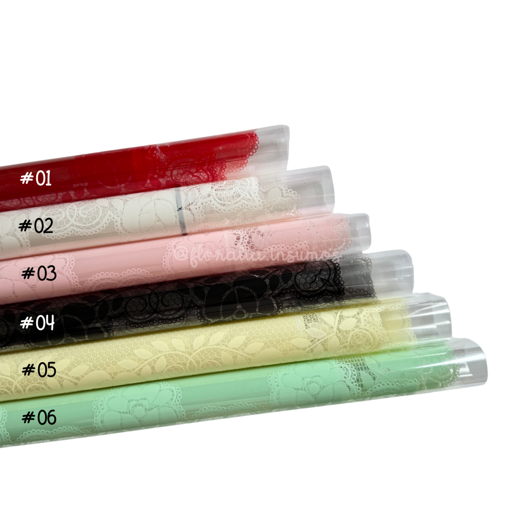 Papel Coreano Encaje Floral