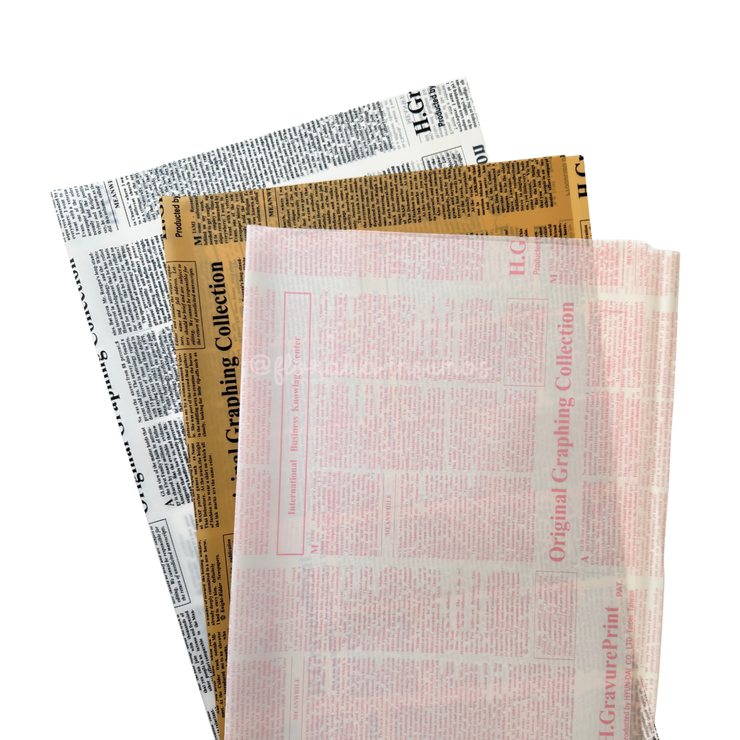 Papel Coreano Vintage Newspaper