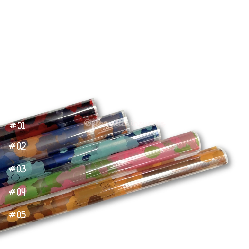 Papel Coreano Celofán Floral